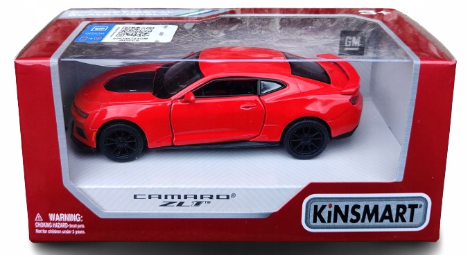 Model Kinsmart 1:38 Chevrolet Camaro ZL1 w opakowaniu
