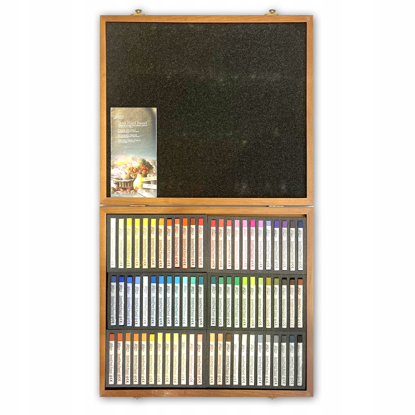 Pastely Suché Plátěné MPL-72W Komplet 72 Szt.w Bal. Dřevěným Mungyo