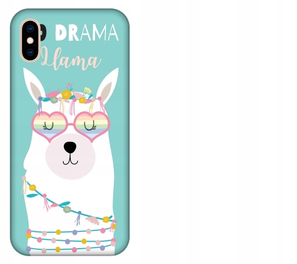 

Etui pokrowiec iPhone Xs Max No drama llama