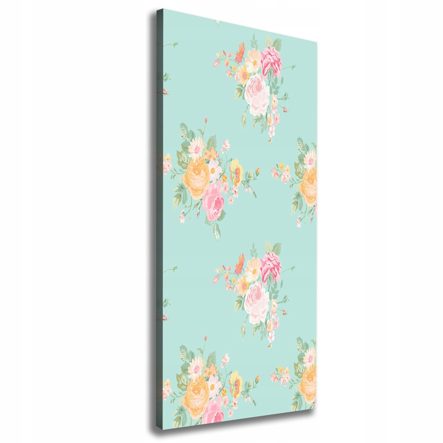 

Nowoczesny fotoobraz canvas na ramie Kwiaty 50x125