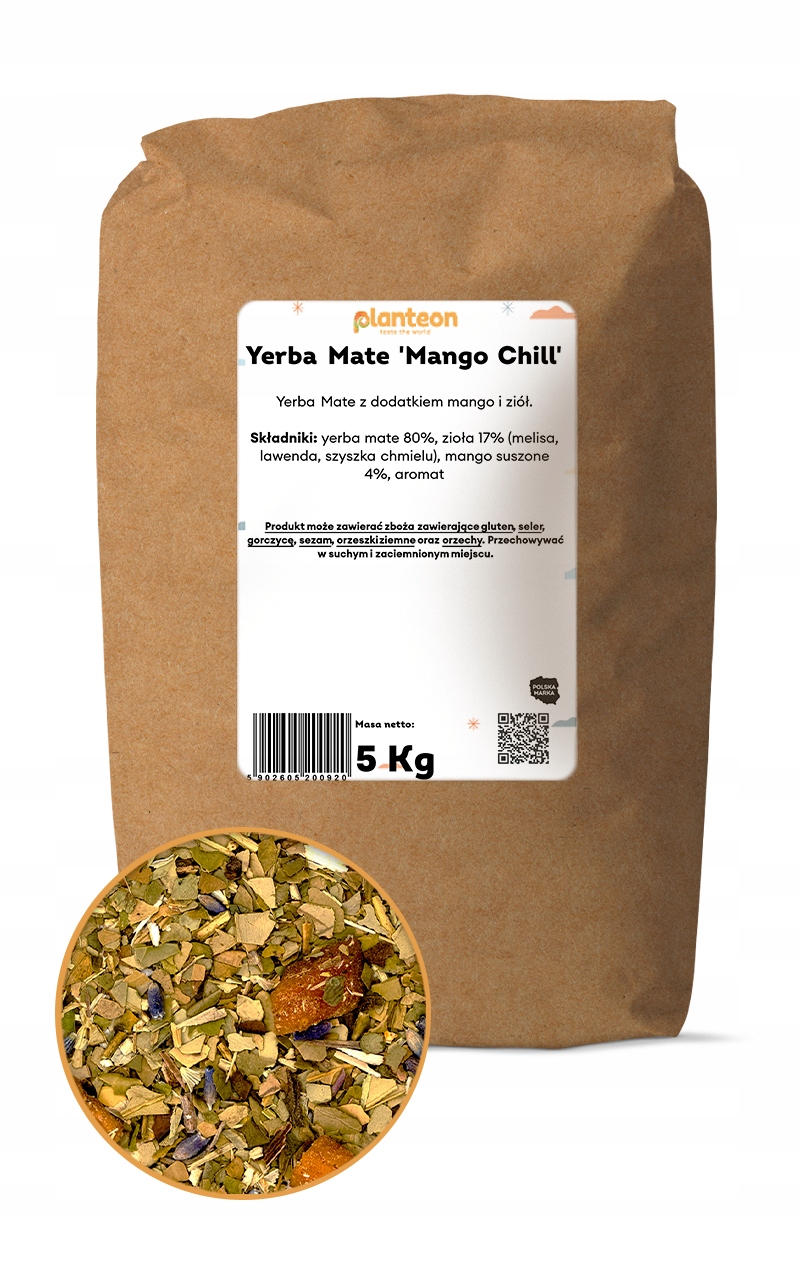 Levně Yerba Mate 'Mango Chill' 5kg cesmína paraguayský pro vaření, kvalita