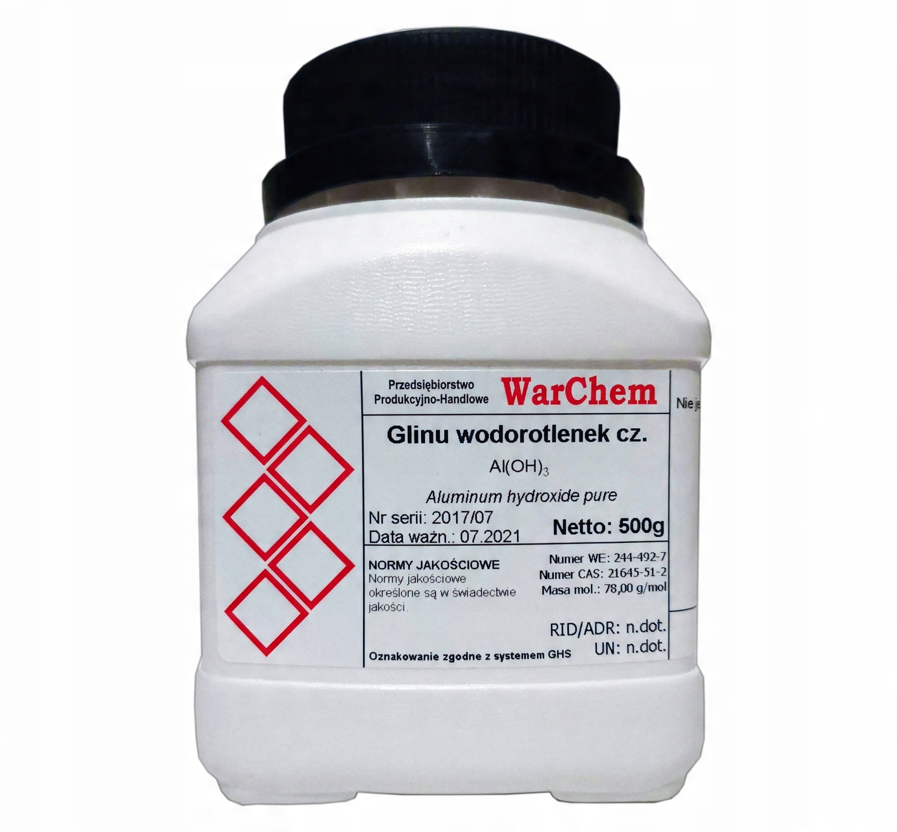 

Wodorotlenek Glinu czysty 500g