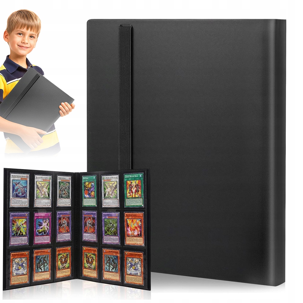 ALBUM NA KARTY Z 360 MIEJSCAMI Z ELASTYCZNĄ OPASKĄ I WZMOCNIONĄ OKŁADKĄ