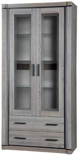 Witryna do salonu kredens 97cm z led DALLAS D17