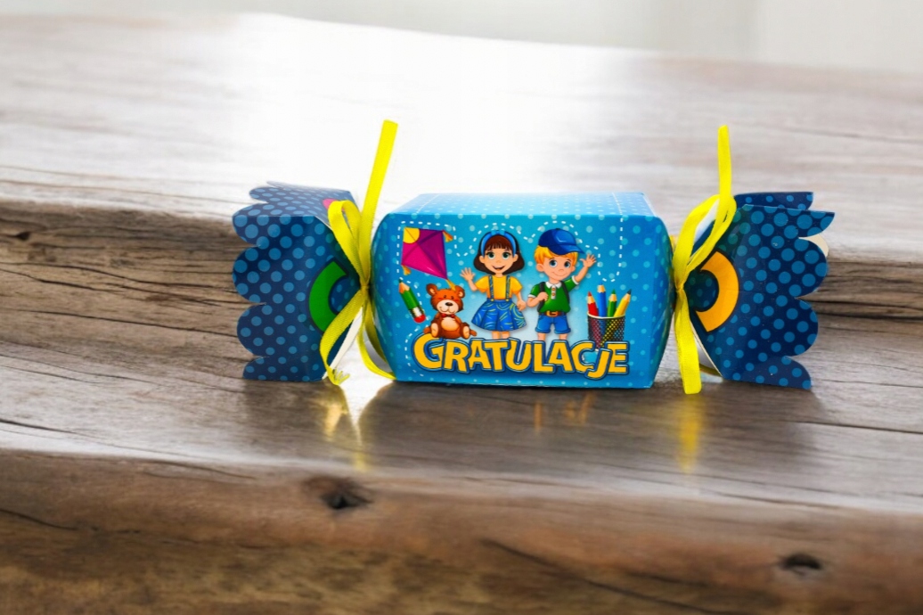 Pasowanie Kinder Tyta Rozpoczęcie przedszkolaka dla dzieci pierwszoklasisty Stan opakowania oryginalne