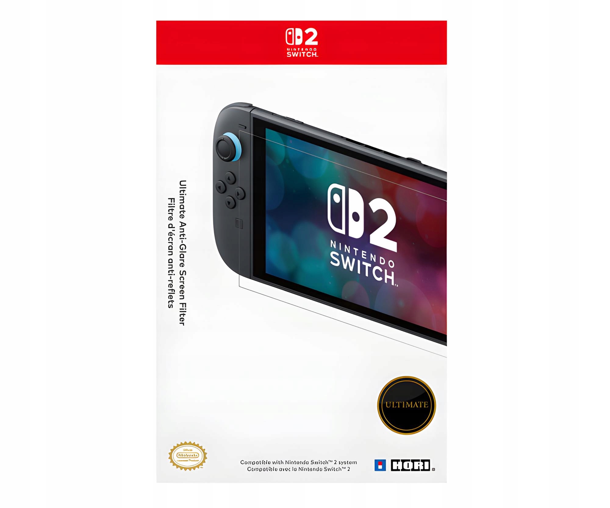 Etui i folia do konsoli Hori Ultimate Anti-Glare Screen Filter NS2