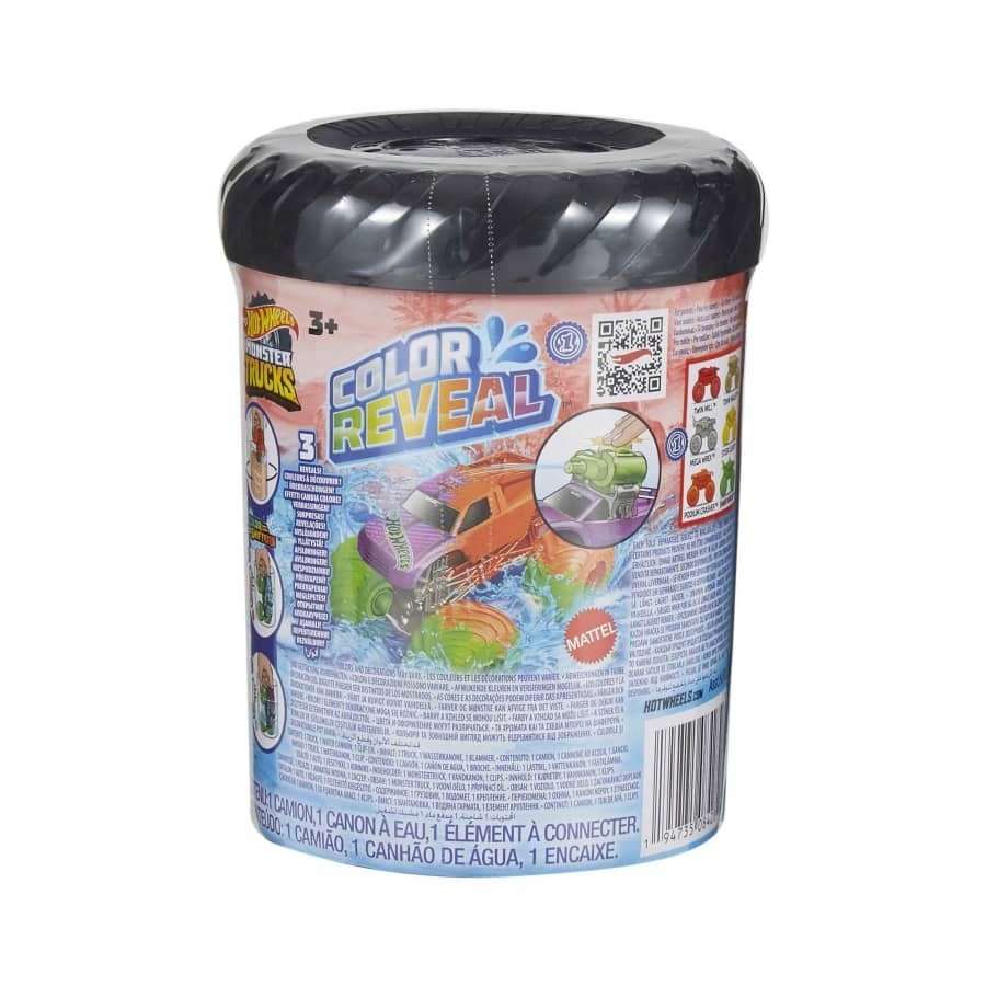 

Hot Wheels Monster Truck Color Reveal niespodziank