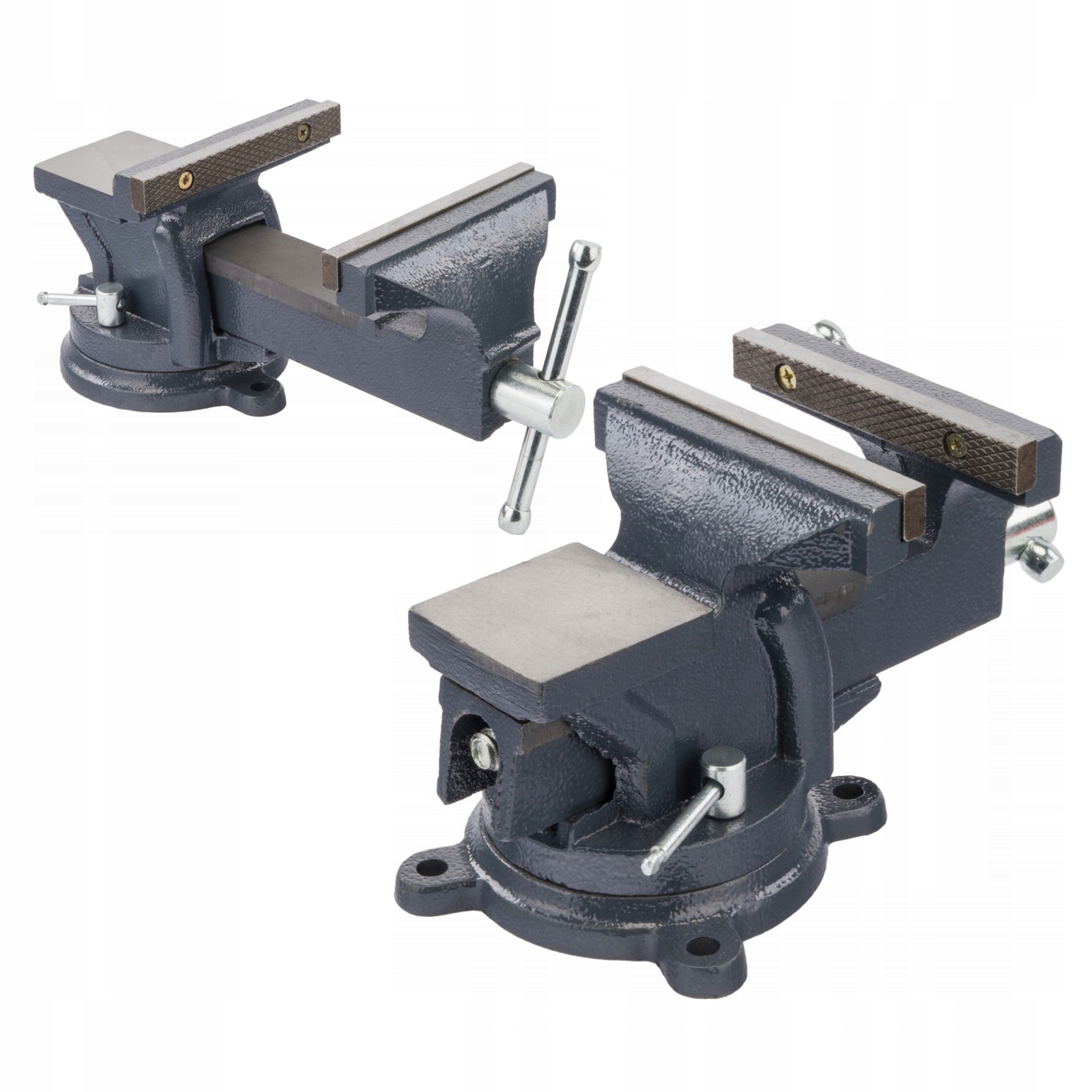 Zámečnický svěrák otočný s kovadlinou 125 mm 360° Powermat PM-IS-125T