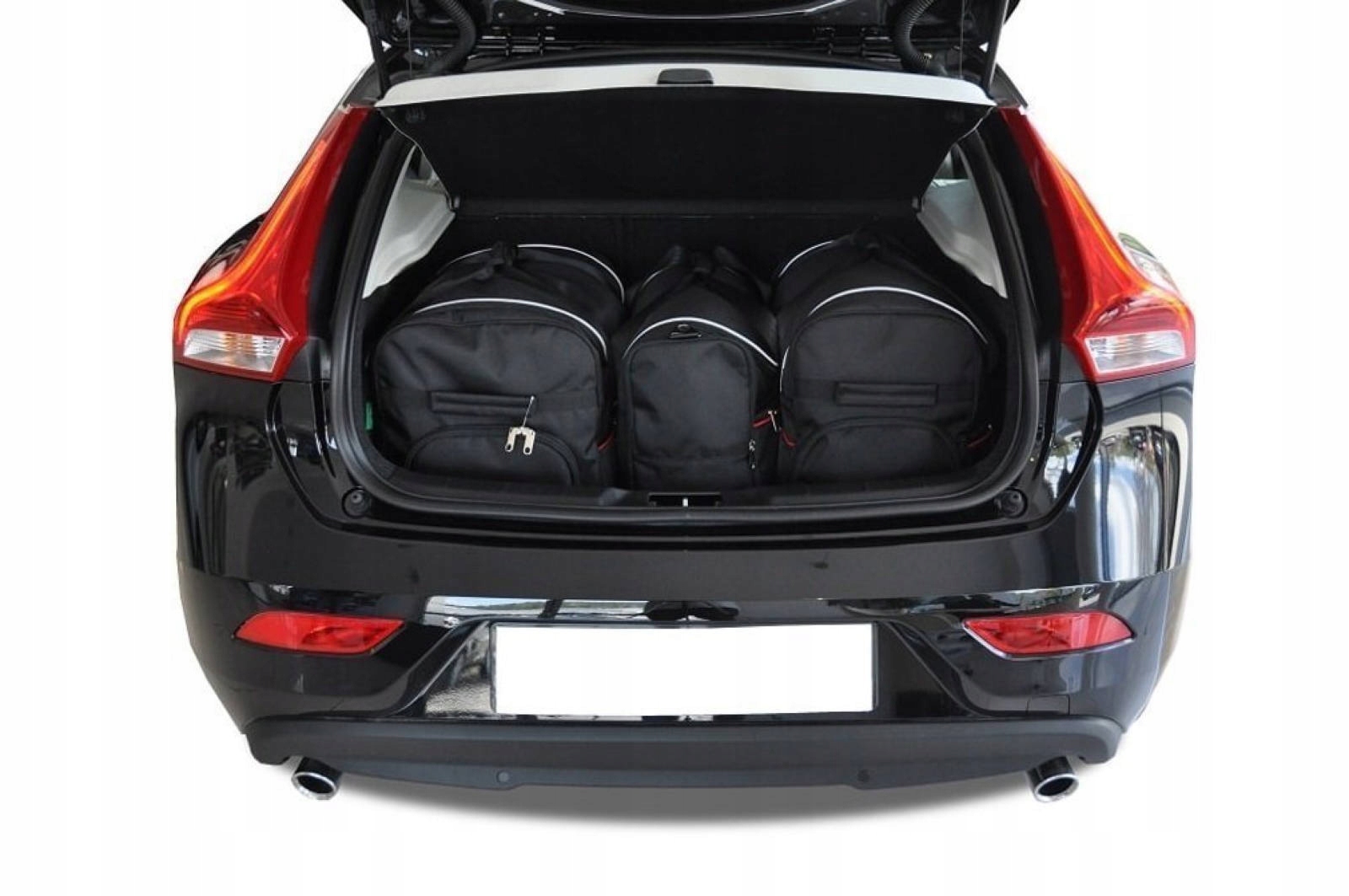 J&j Automotive Sada 3ks cestovných tašiek Aero pre Volvo V40 Hatchback 201