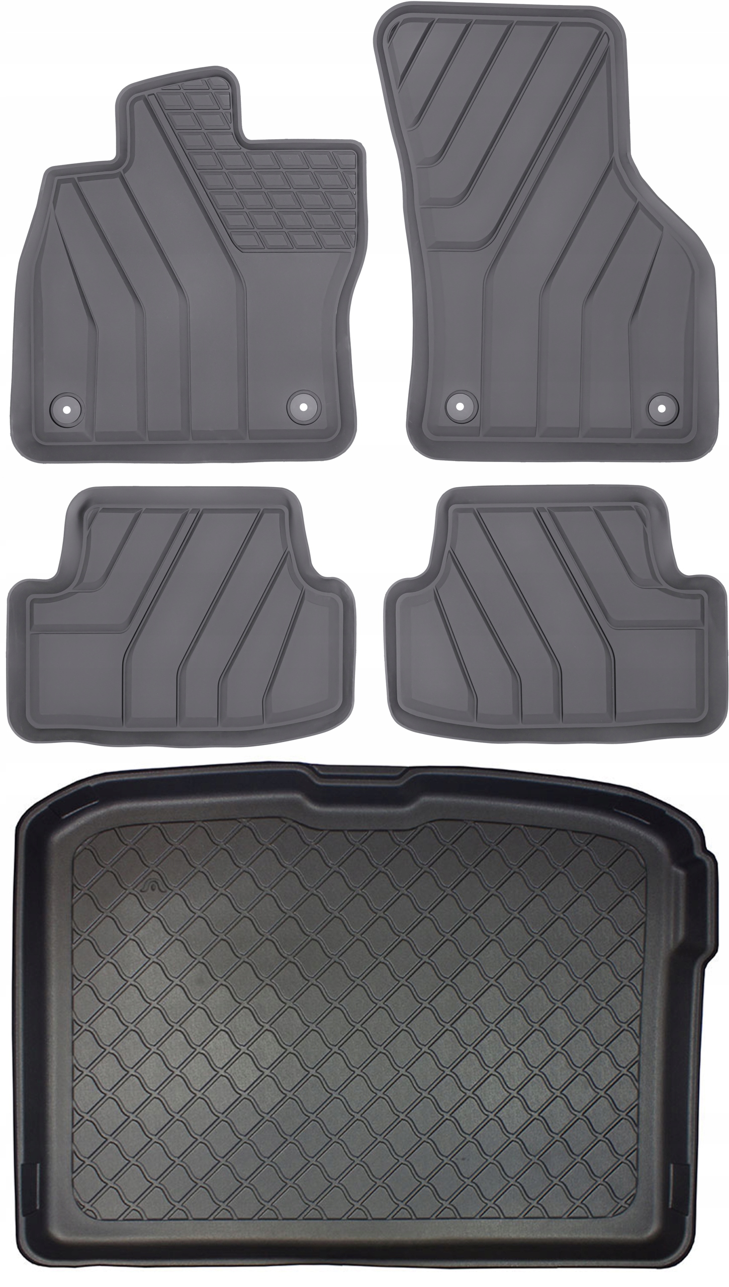 Audi A3 8V Hatchback Quattro 2012-2020 Sada Gumové rohože rohož