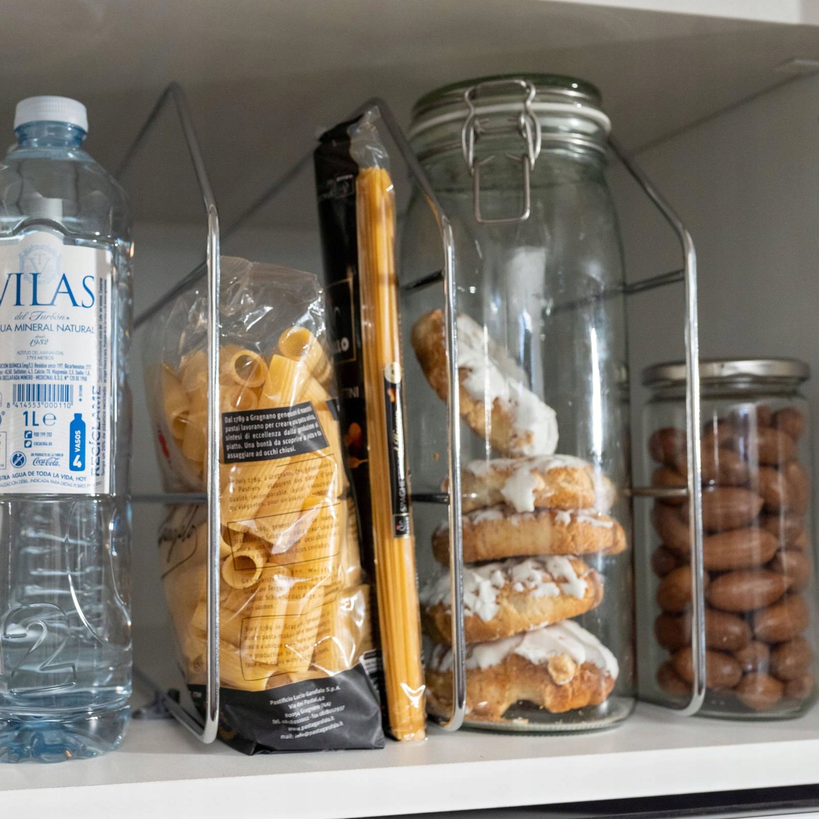 Zestaw 4 przegródek do szafek i półek Rodzaj inny