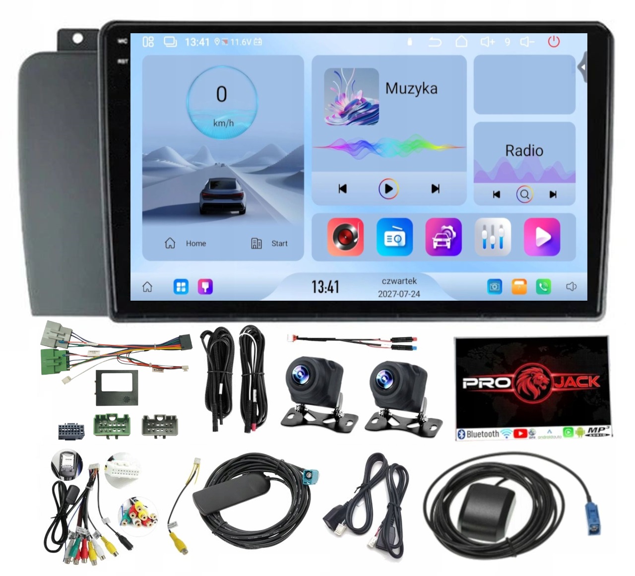 Rádio Navigácia Carplay Gps Android Volvo XC70 S60 V70 2005-2009 4/64GB Sim