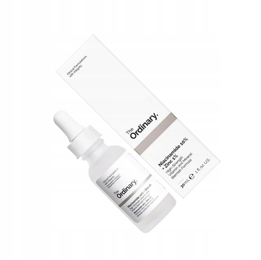 The Ordinary Niacinamide 10% Zinc 1% SERUM Wit B3 10563278853 - Allegro.pl