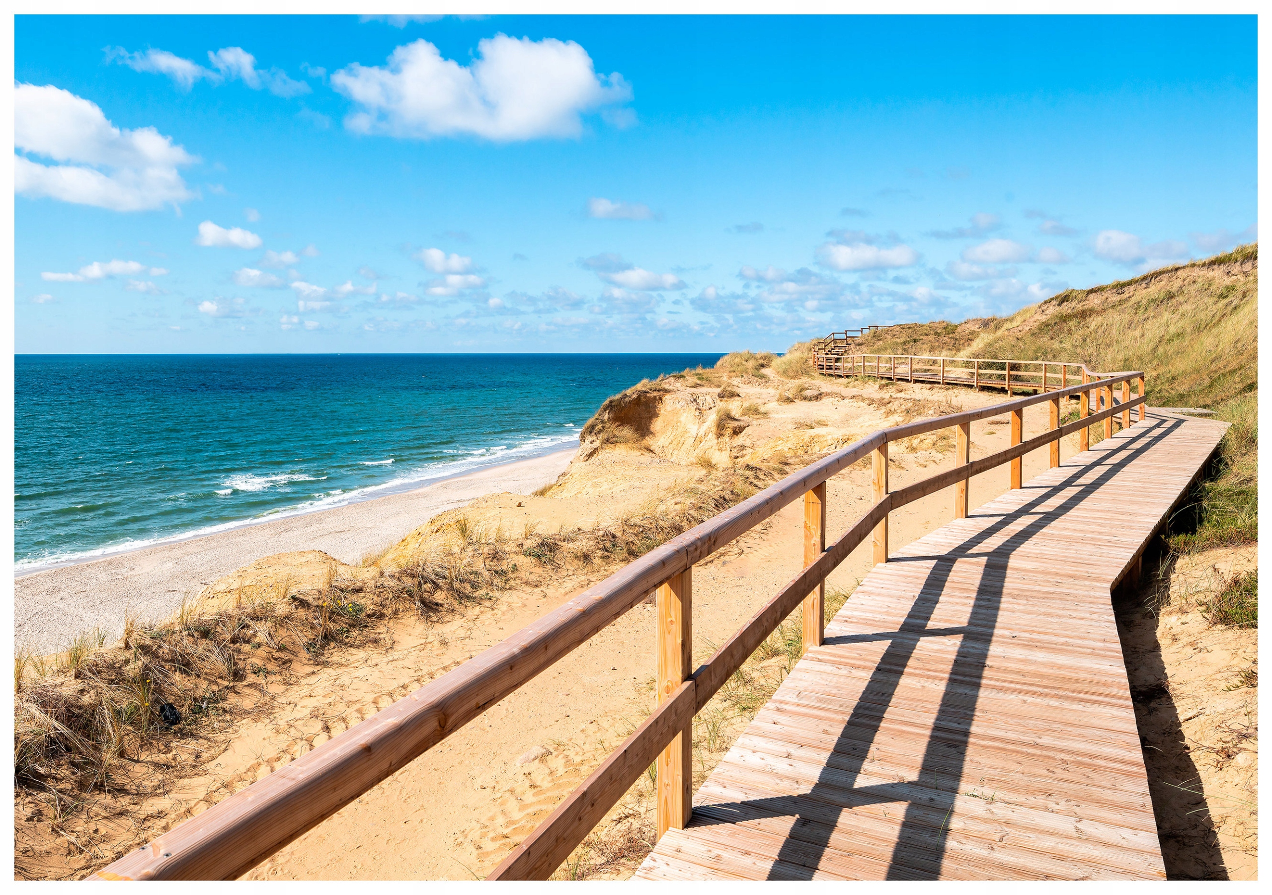 Fototapeta Dřevěná stezka moře pláž relax krajina 200x140 lepidlo