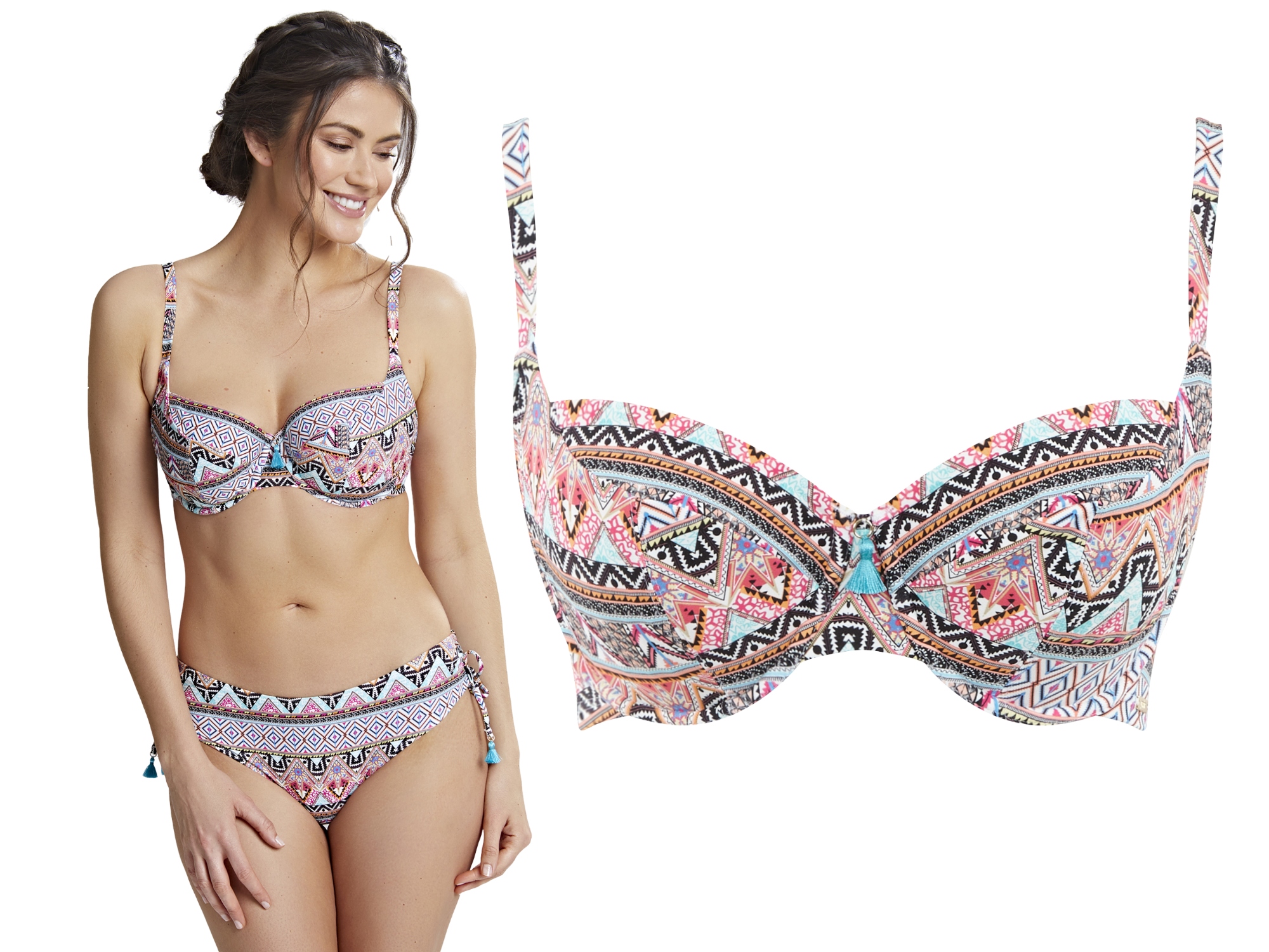 Panache Swim Eclectic Boho podprsenka do plavek 80J 36GG