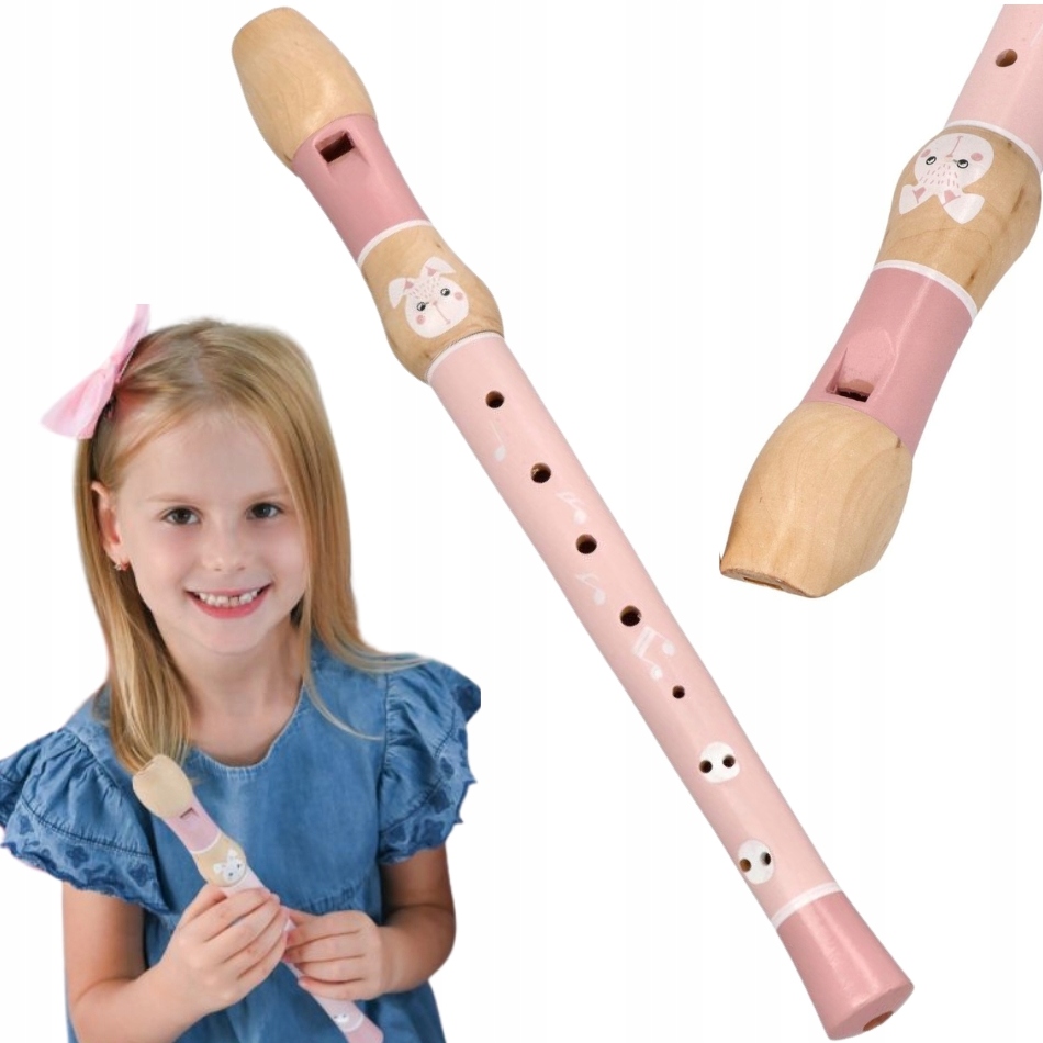 Flet klasyczny dla dzieci drewniany Marka Adam Toys