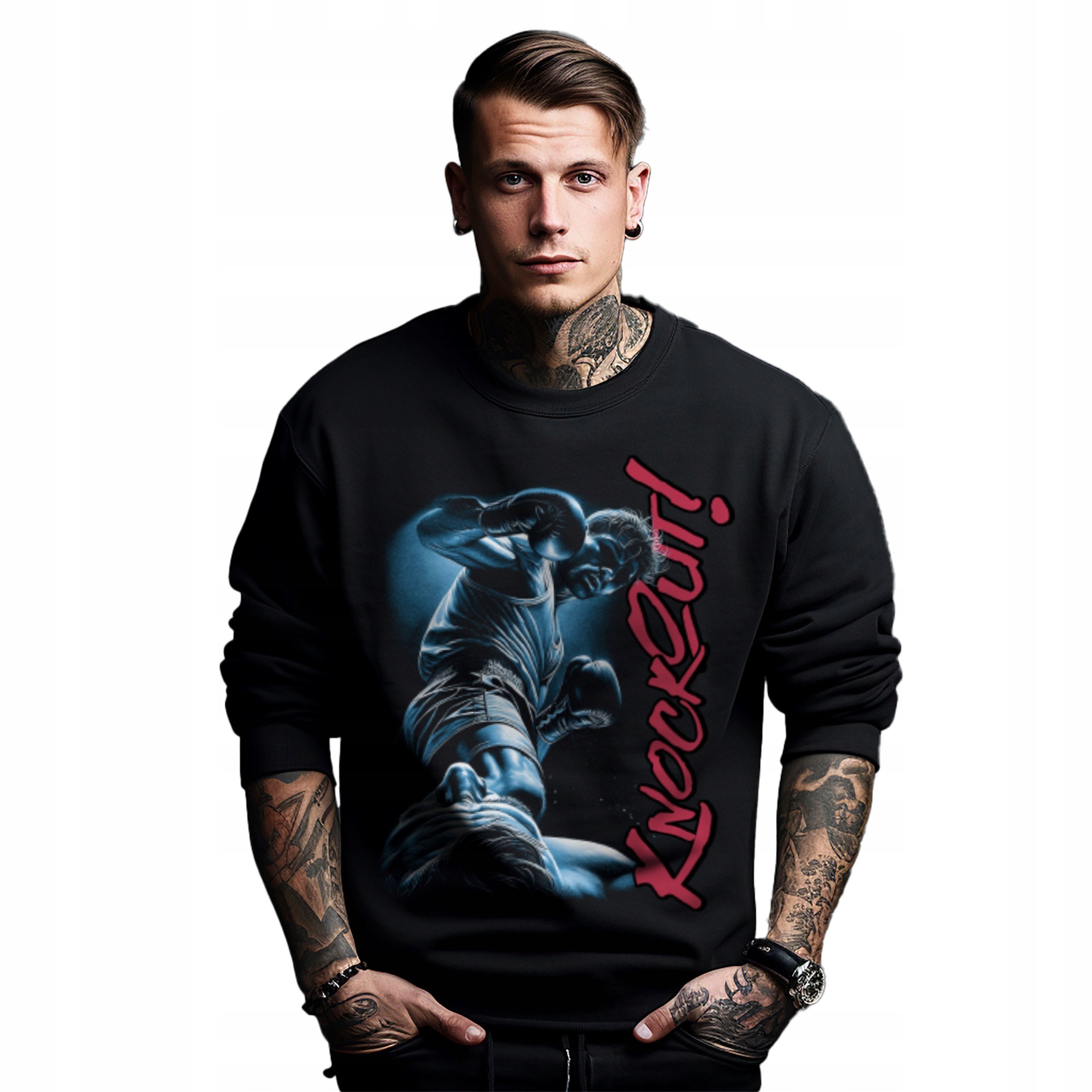 Mikina s potiskem Knockout