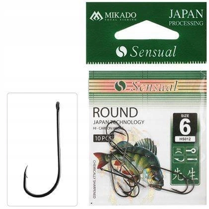 Haczyki Mikado Sensual Round Z Zadziorami Nr6 10sz