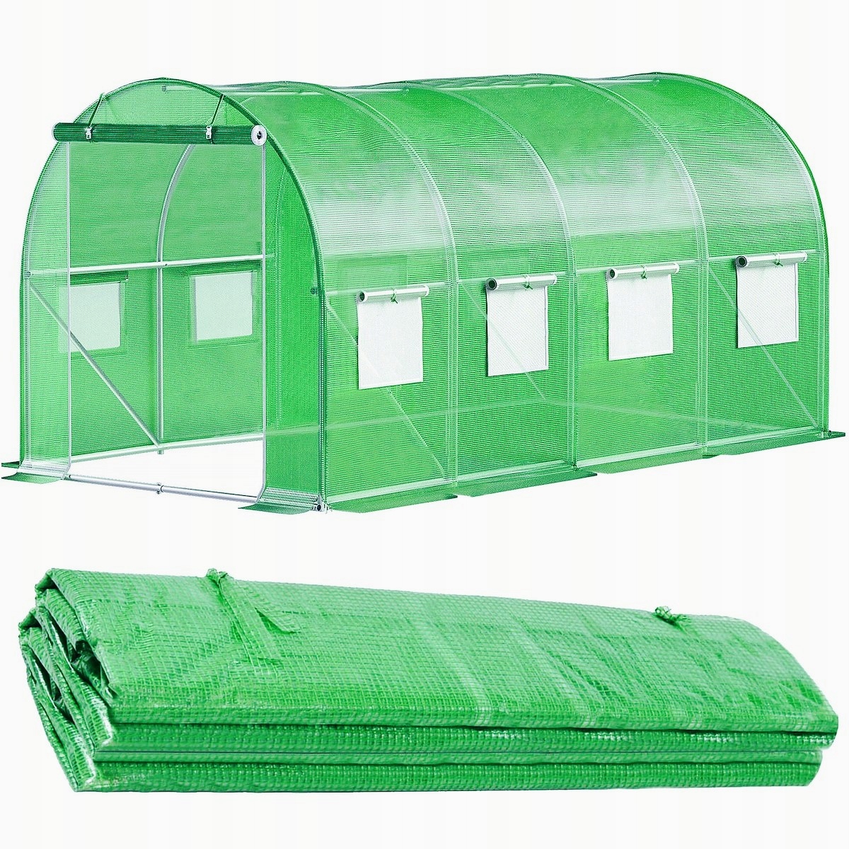 Fólie Na Zahradní Tunel 450x200x200 cm Skleník 9 m² UV-4 Foliak