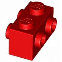 

Lego 52107 klocek wypustki 1x2 czerwony 1 szt N