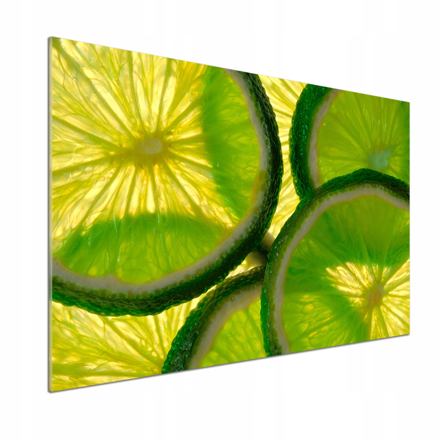 Skleněný panel do kuchyně Limetka 100 x 70 cm Lepidlo