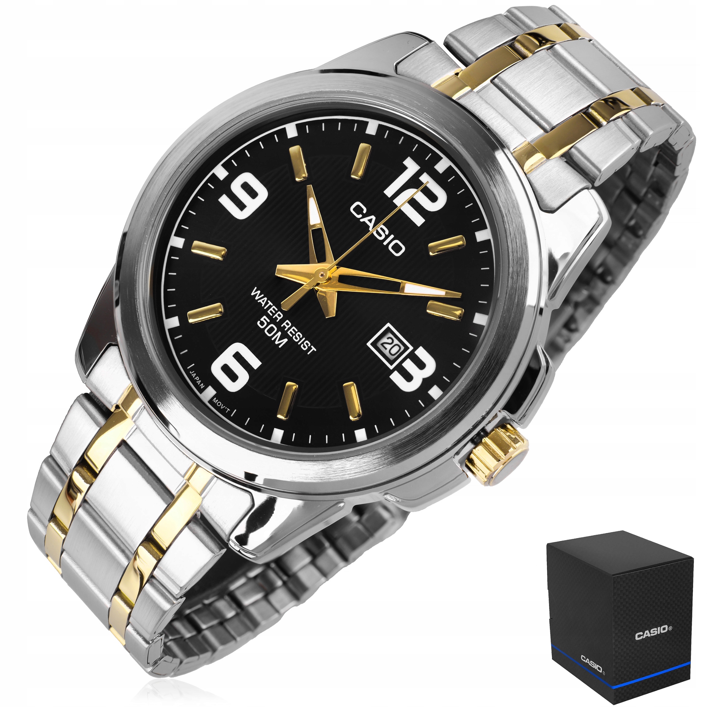 ZEGAREK MĘSKI CASIO MTP-1314SG-1AVDF bransoleta+BOX