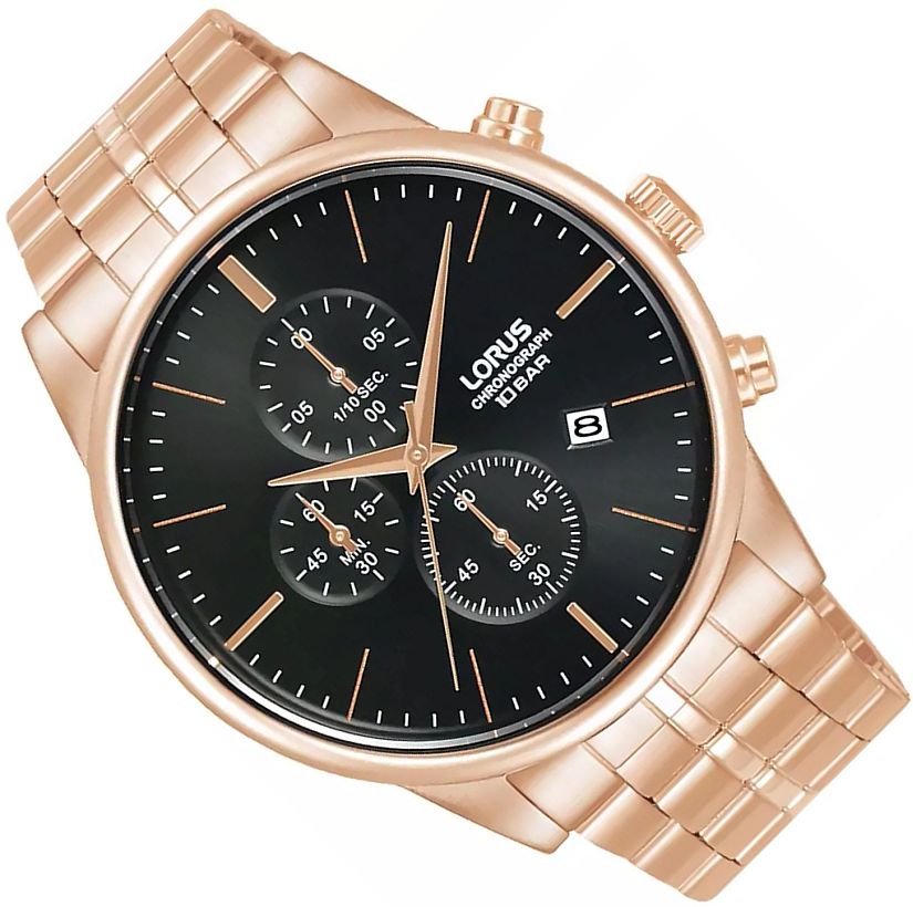 Pánské Hodinky Lorus RM366JX9 Elegantní Módní Chrono S Datem WR100 Ø43 mm Box