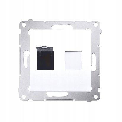 SIMON54 D61.01/11 gniazdo komputerowe poj- białe