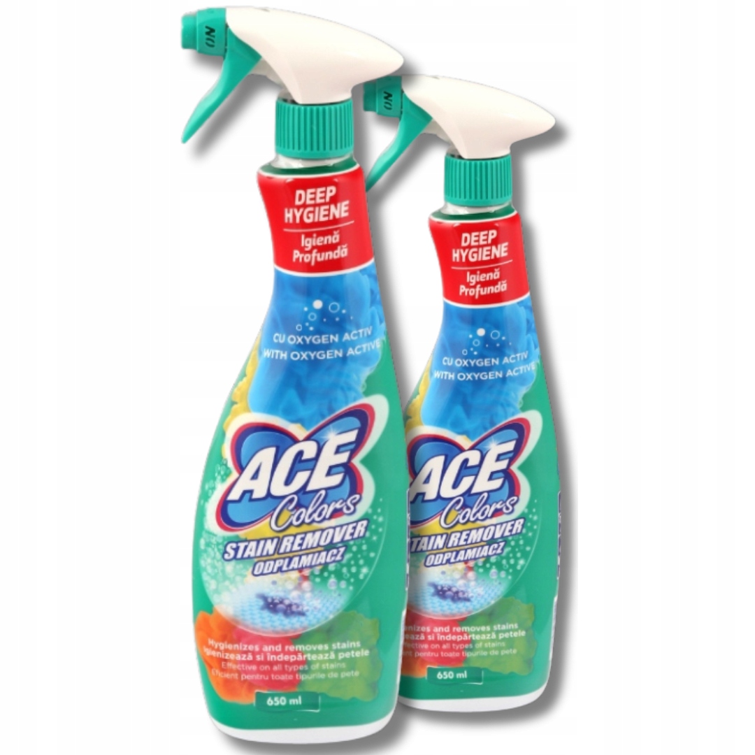 ACE Odplamiacz Spray Stain Remover 2x650ml