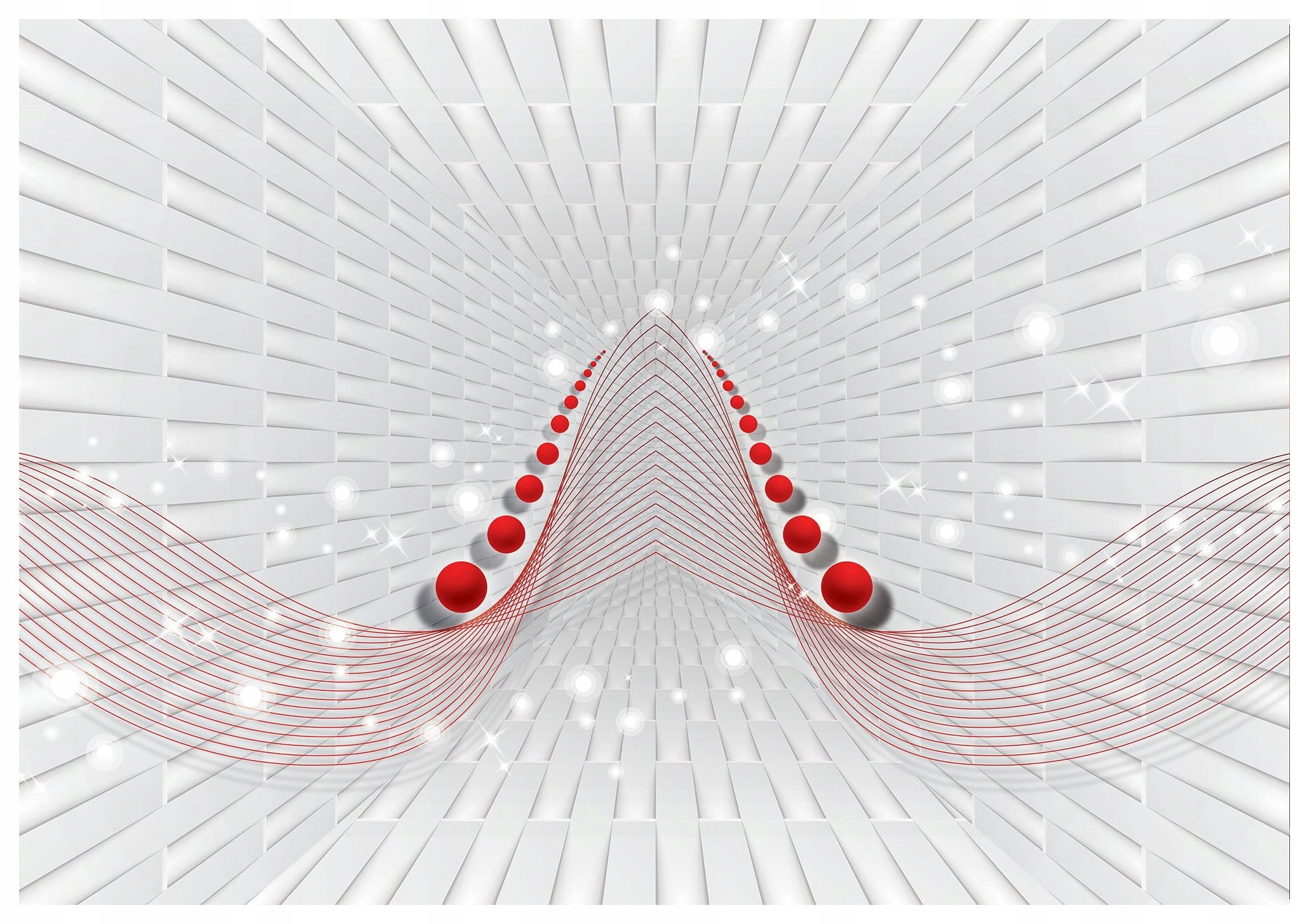 Fototapeta Červené sféry vinylová abstrakcia 368x254 lepidlo