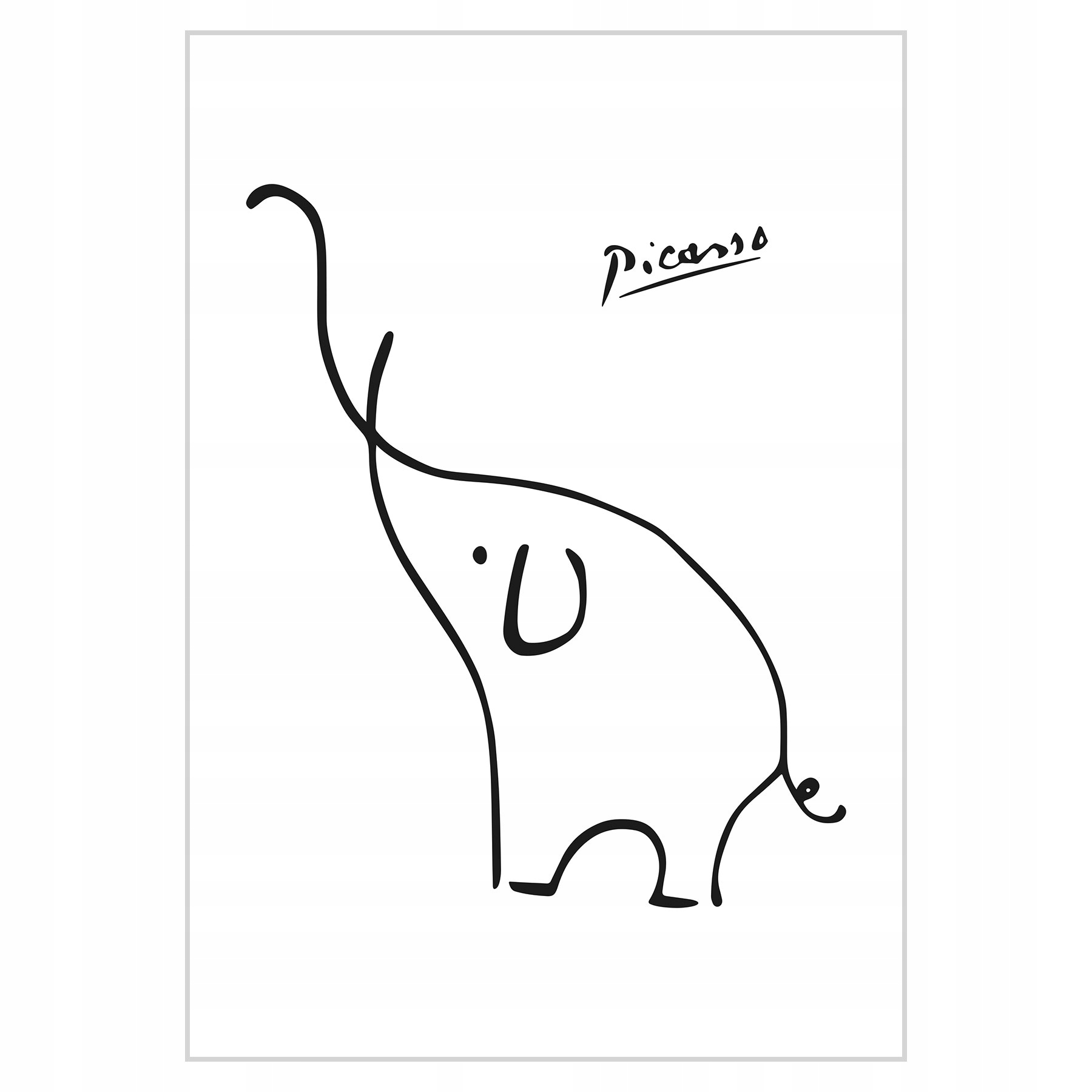 

Plakat 21x30 Pablo Picasso Elephant