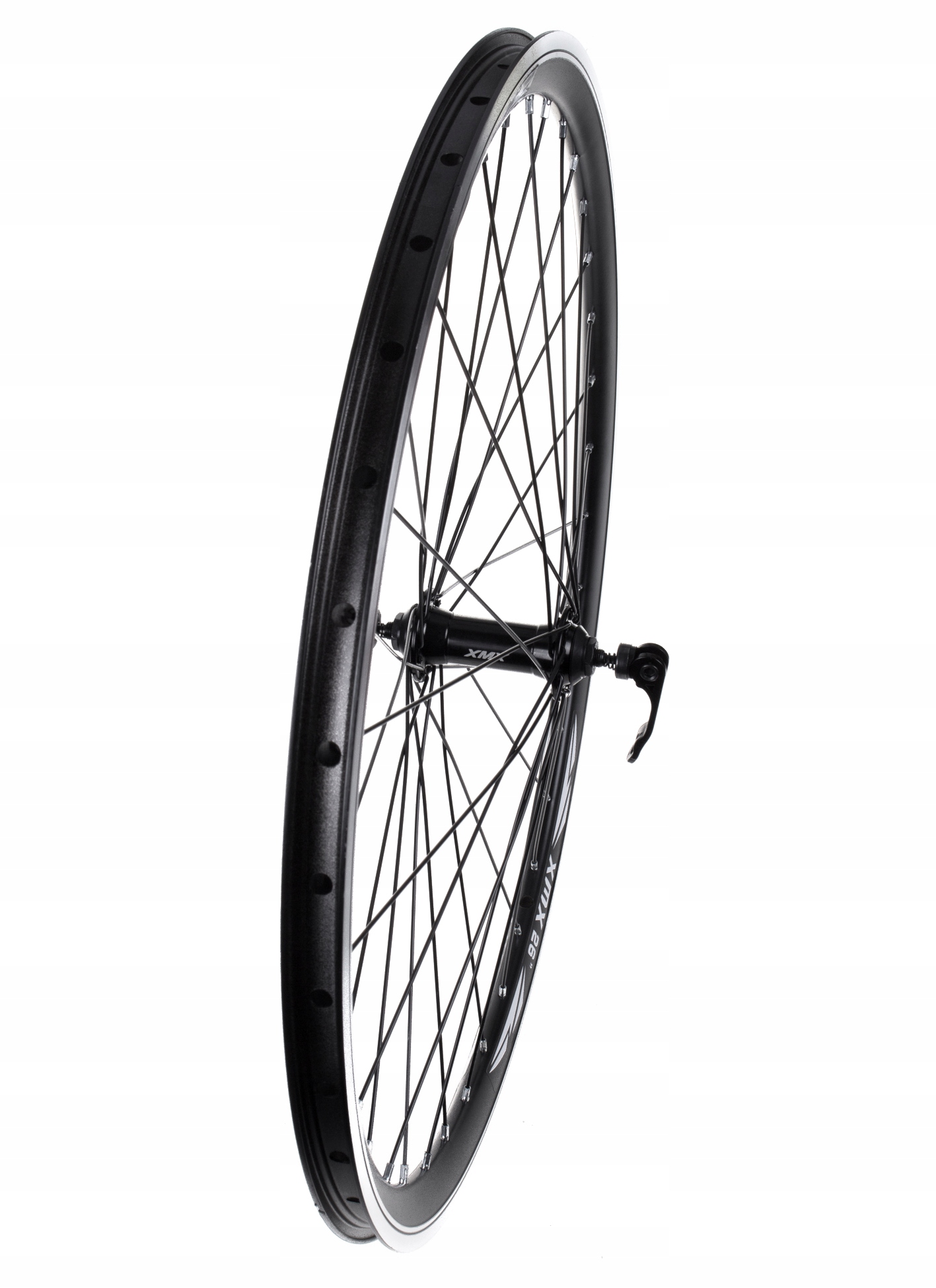 KOŁO ROWEROWE PRZEDNIE ŁOŻYSKA MASZYNOWE PIASTA POD ZAMYKACZ 26" Model Koło do roweru przód aluminiowe XMX