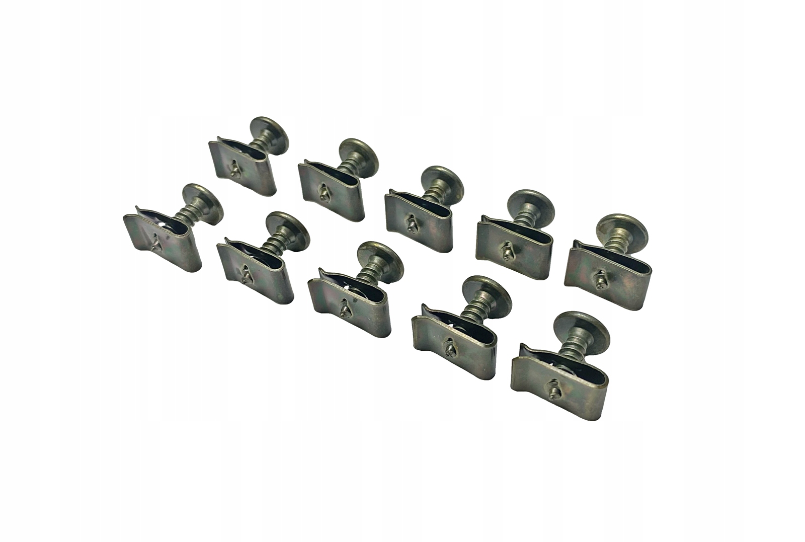 BLASZKA + ŚRUBA WKRĘT MOCOWANIA PLASTIKÓW 4,8x16mm 10 KOMPLETÓW Producent Atut