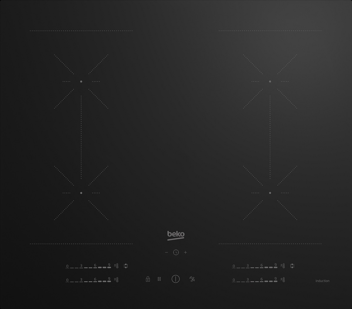 Płyta indukcyjna Beko HII64720SUF2T 60cm 7400W IndyFlex EasyFit Booster