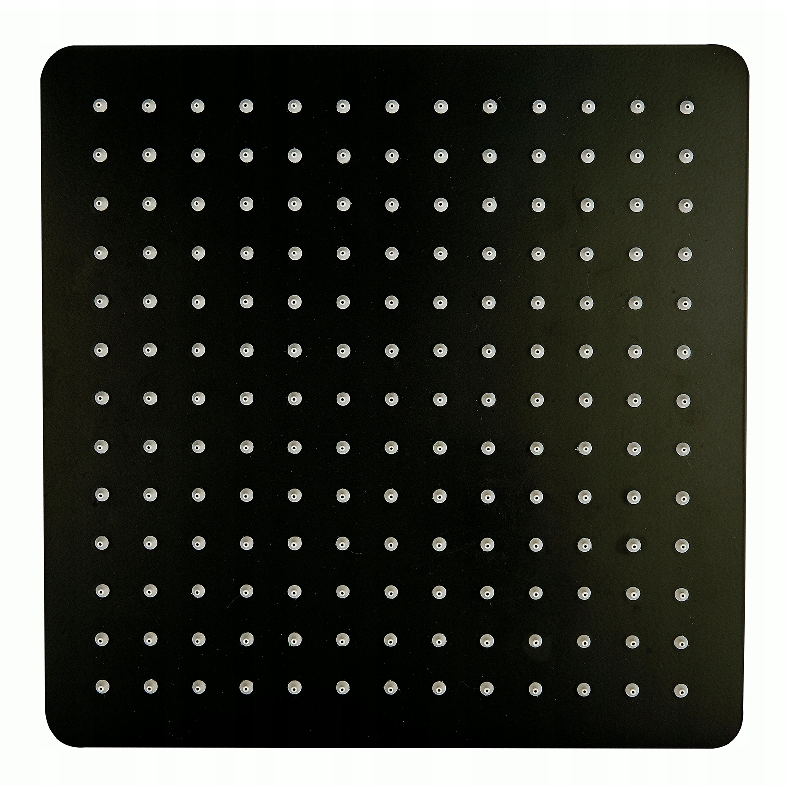 Deszczownica stal nierdzewna DPG2005 płaska 30x30 cm czarna