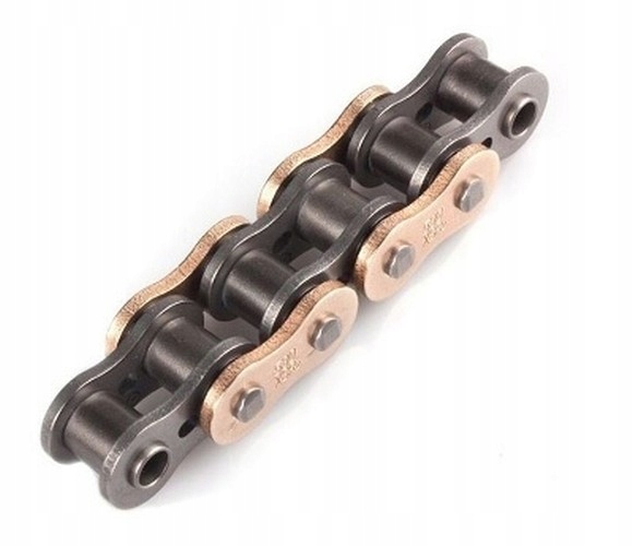 ŁAŃCUCH NAPĘDOWY MOTO AFAM 420 BEZ O-RING ZŁOTY (2100 DAN) A420R1-G 132L