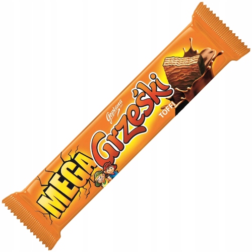 Goplana Grześki Wafelek Przekładany Toffi w Polewie 36g 48szt