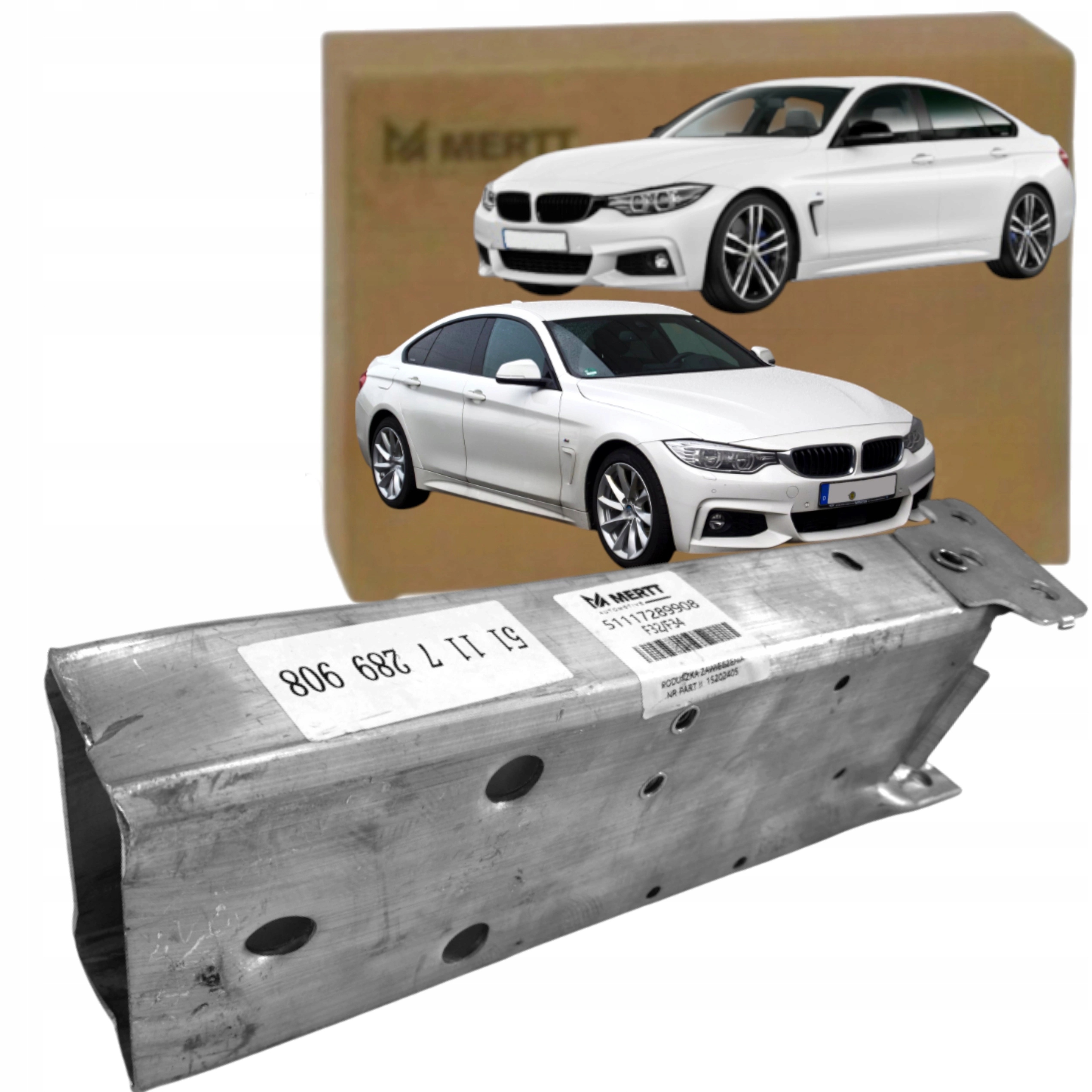 Bmw F32 F33 F36 F34 2013 Zóna stlačení nosníku zesílení přední pravá