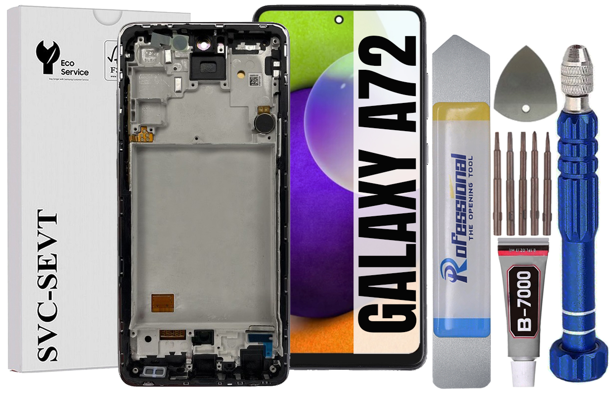 Displej Pro Samsung Galaxy A72 A725 Originál Oem Displej +rámeček