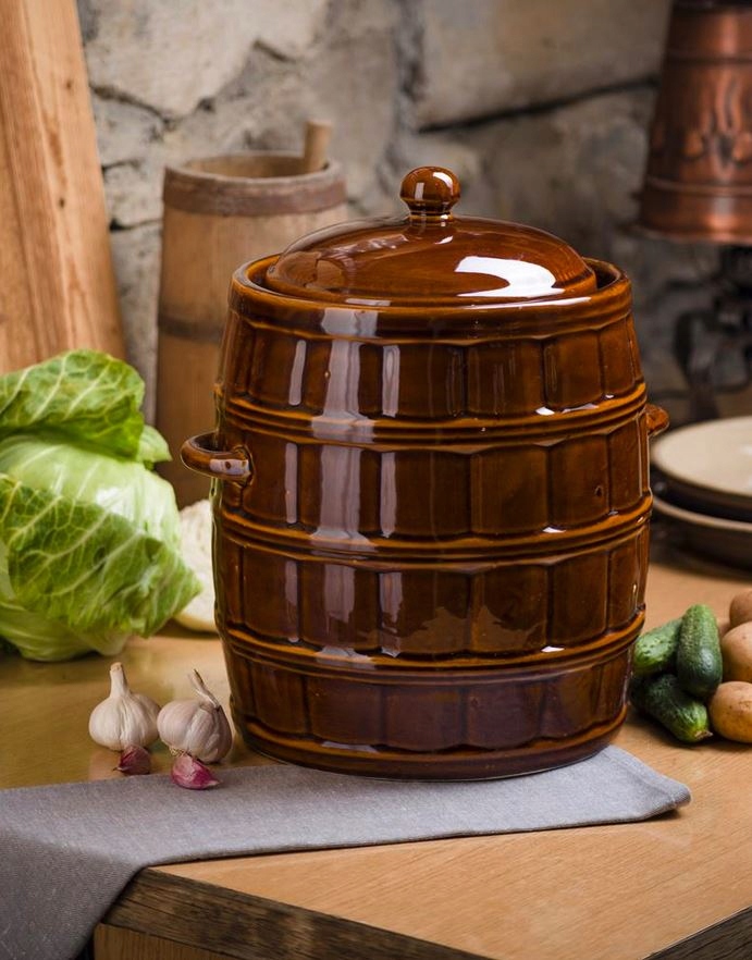 BECZKA KAMIONKA SŁOIK GARNEK DO KISZENIA 25l Pojemność 25 l