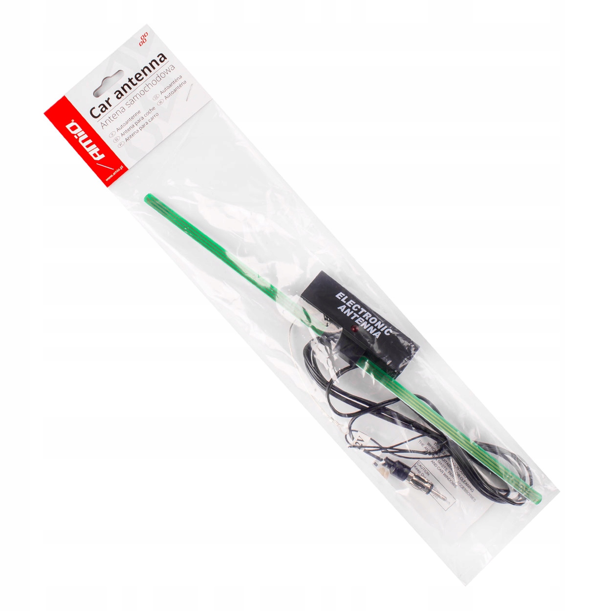 ANTENA SAMOCHODOWA wewnętrzna ze wzmacniaczem AMiO Marka ME Premium