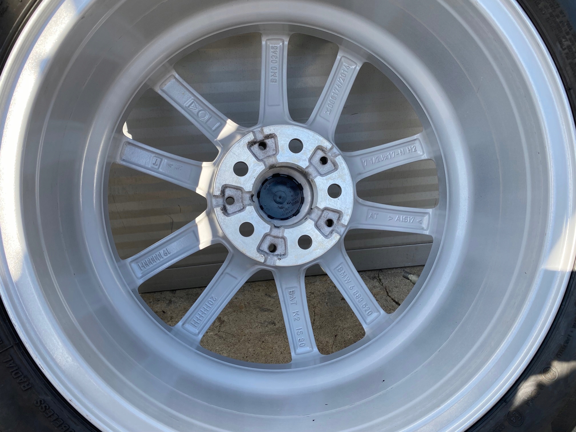 OEM felgi 3 G20 G21 17 V778 + czujnik rdc Profil opony 50