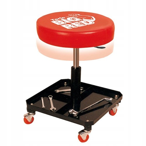 Otočná Dílenská Stolička, Sedátko, Polička Na Nářadí Torin