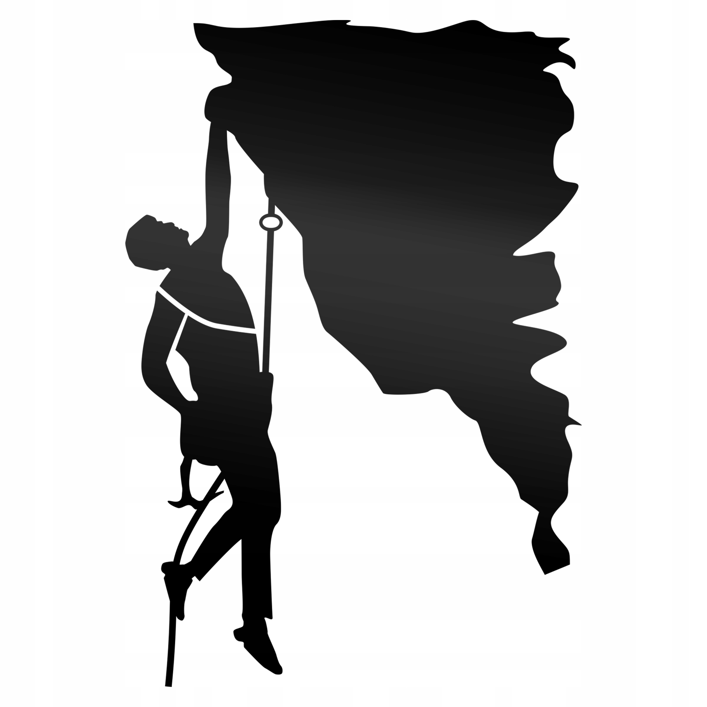 

Wspinacz Wspinaczka Naklejka Dla Alpinisty Na Auto