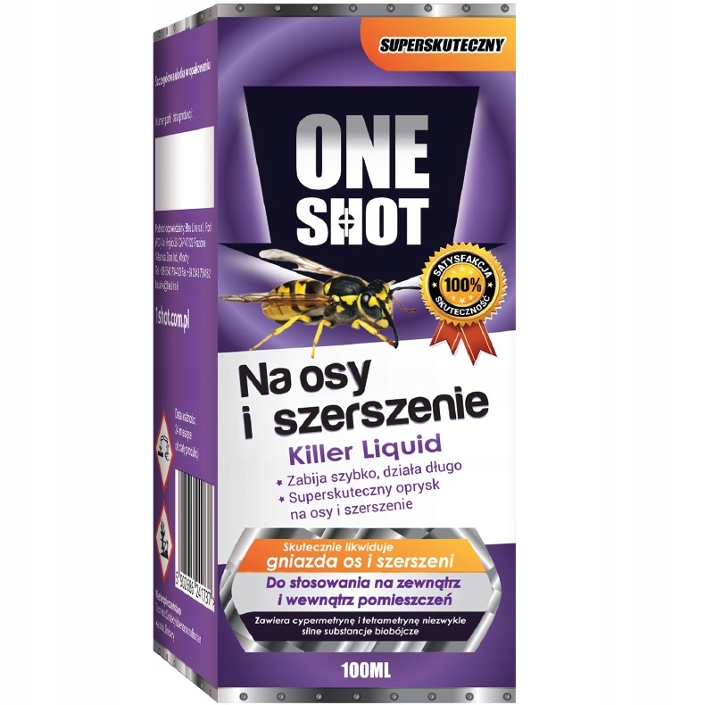 

One Shot Na Osy I Szerszenie Silny Oprysk 100ML