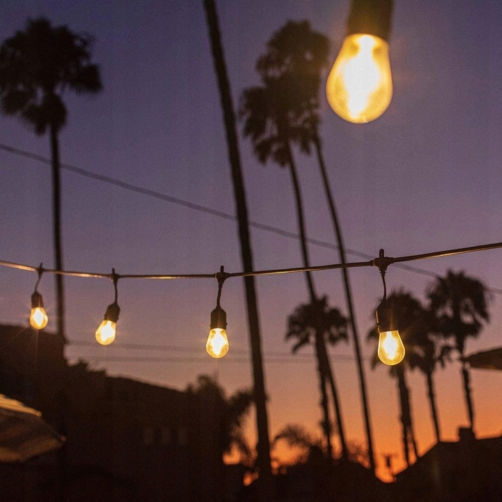 GIRLANDA ŚWIETLNA Ogrodowa Lampki ogrodowe do ogrodu 10m METRÓW 10 LED Stan opakowania oryginalne