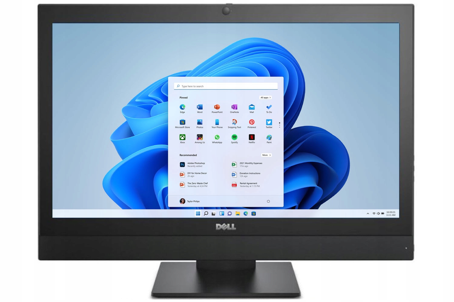 AiO DELL 7450 i5 7gen | 24" 4K 4096x2160 DOTYK | Radeon R9 | 16/256GB | W11 Kod producenta 7450