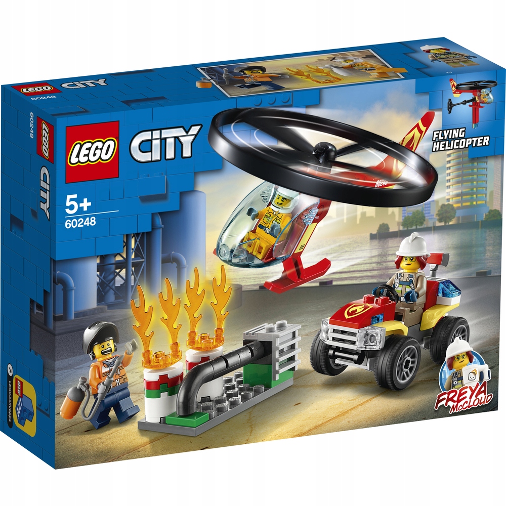 Lego Helikopter Strażacki Leci Na Ratunek 60248