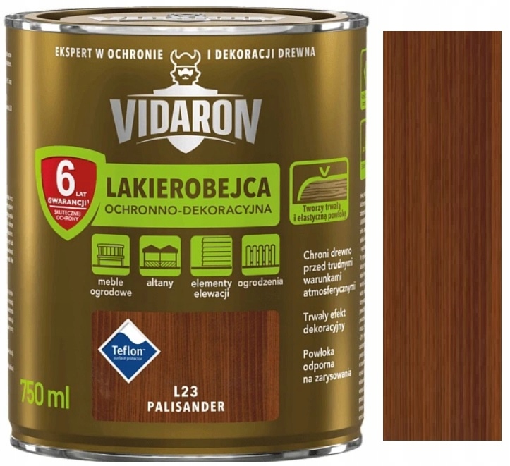 

Vidaron Lakierobejca Drewna L23 Palisander 0.75L