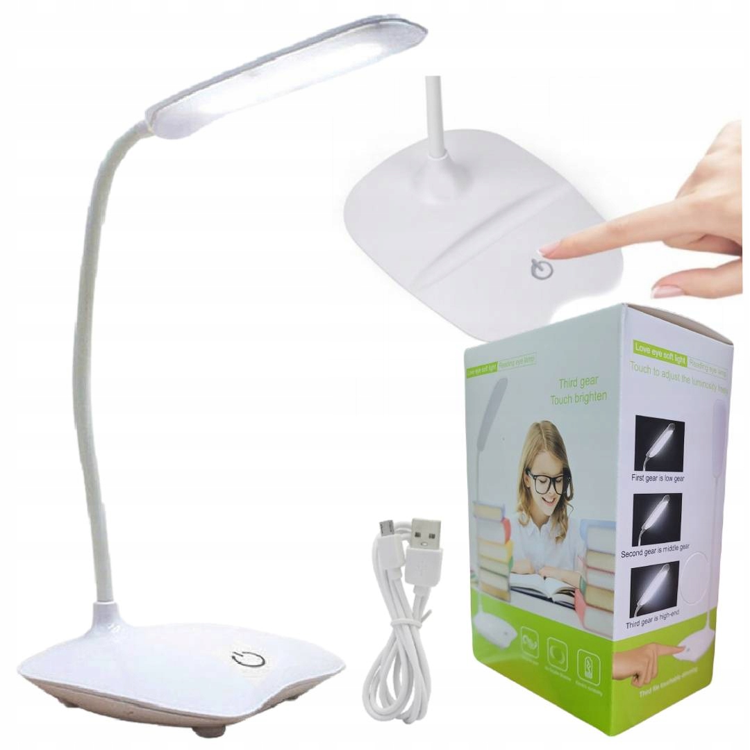 

Lampka Biurkowa Dotykowa Led Nocna 18 Led Biurko